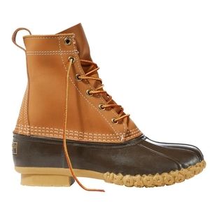 L.L. Bean Brown and Tan Winter Boots